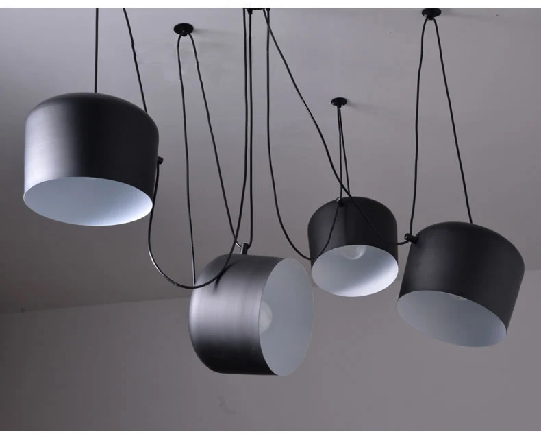 Настраиваемая подвеска барабан Aim Современная Скандинавская люстра с