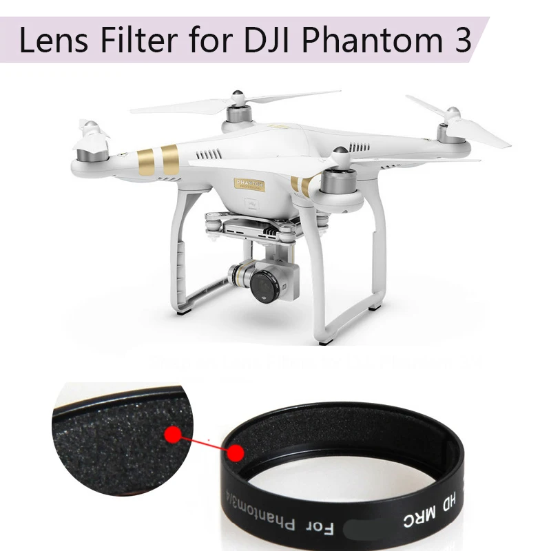 Фильтр объектива HD ND8 для DJI Phantom 3 Camera Drone 3S 3A 3P SE 4|Фильтры| |