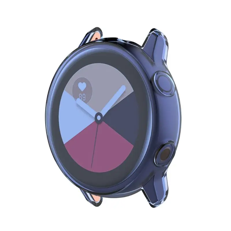 Прозрачный ТПУ мягкий пластиковый чехол анти-падение крышка для samsung Galaxy watch active