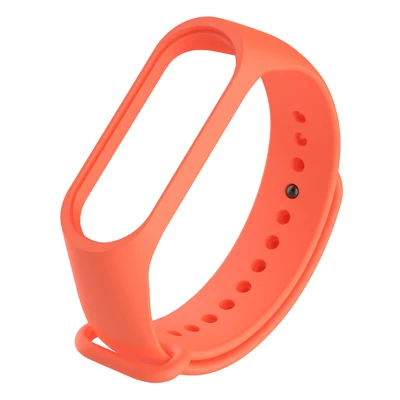 Для Xiaomi mi ремешок 4 ремешок силиконовый водонепроницаемый браслет для mi Band 3 сменные аксессуары для Xiao mi band 4 браслет - Цвет: orange