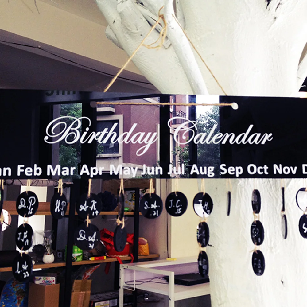 Funlife высококлассные сделай сам Семейный календарь открытка на день рождения