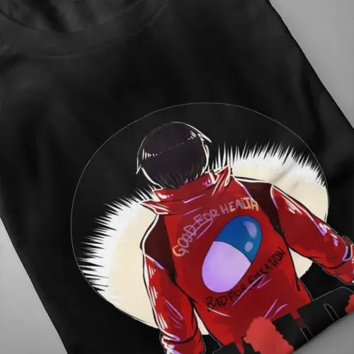 Удивительный человек Новинка Акира футболки с О-образным вырезом дышащие сотаро