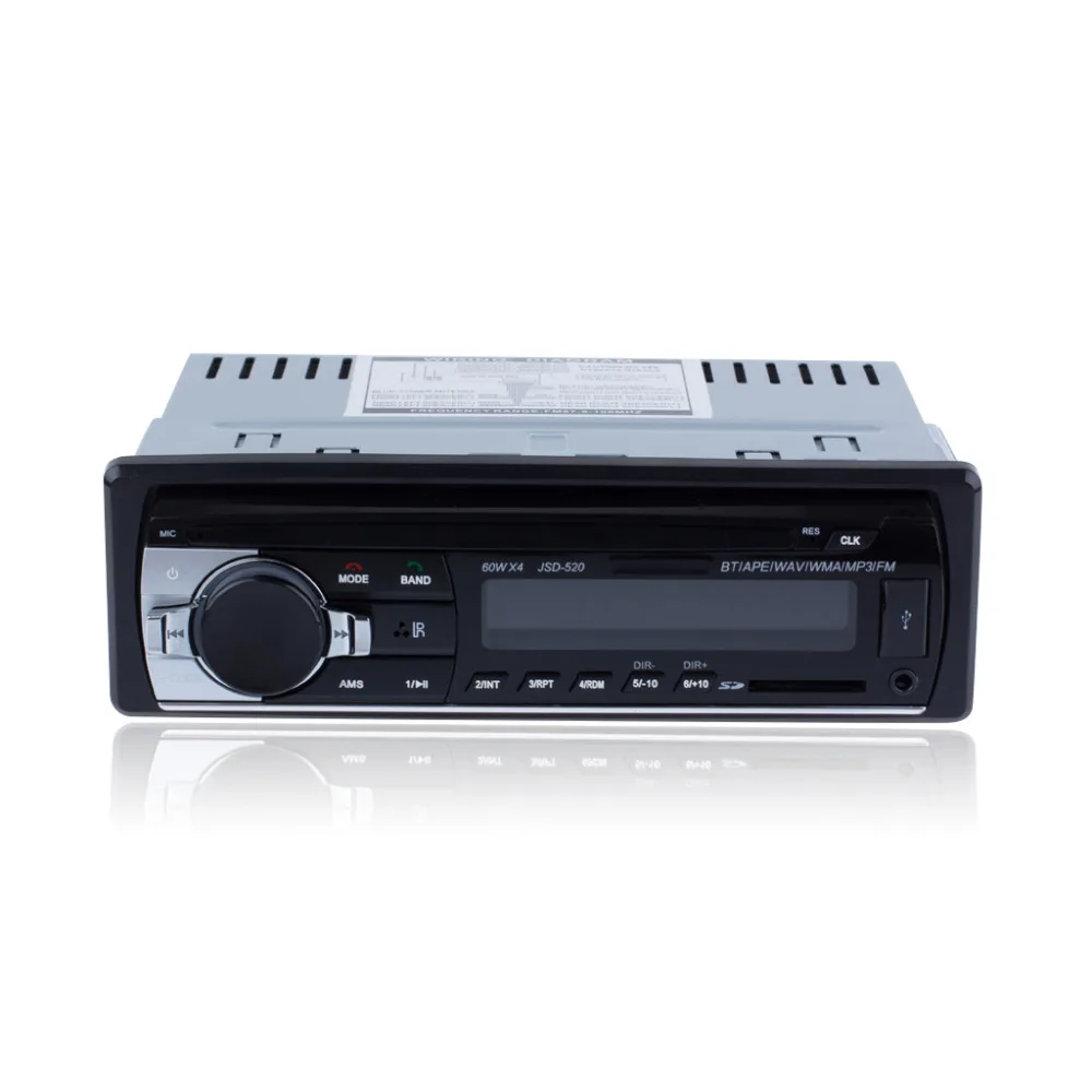 Onever автомобильный Радио стерео плеер Bluetooth AUX-IN MP3 FM/USB/1 Din/пульт дистанционного управления для Iphone 12 в автомобильный аудио поддержка смартфона