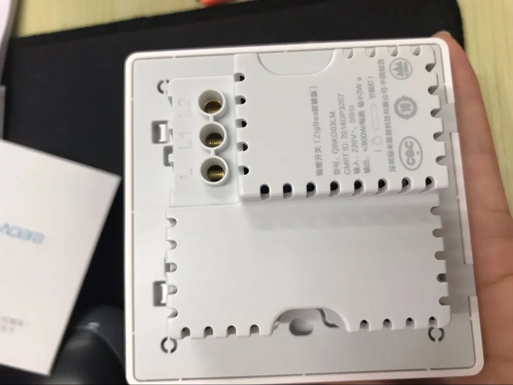 Умный светильник Xiaomi Aqara ZiGBee с беспроводным выключателем и настенным выключателем дистанционного управления через приложение mijia