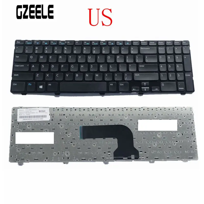 Новая клавиатура США для DELL Inspiron 15 3521 15R 5521 черная английская ноутбука с