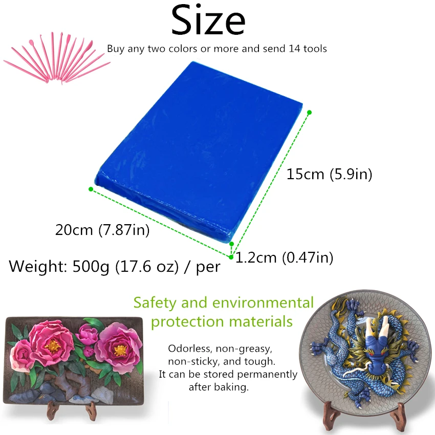 DIY 48 цветов мягкая фимо глина ручная скульптура моделирование Полимерная печь