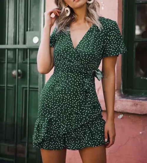 Toppies сарафан женский летний платье с запахом сексуальный мини блузок