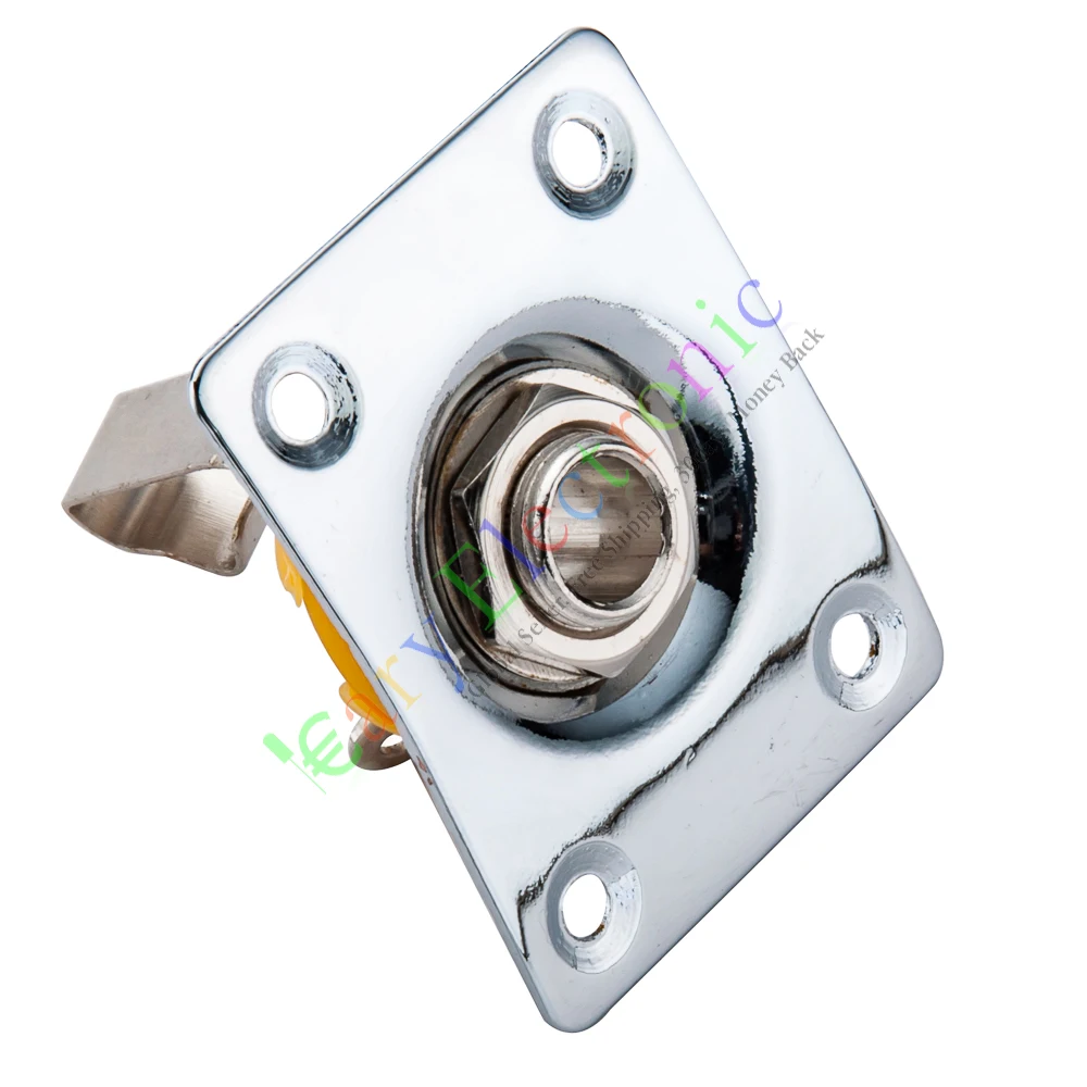 Опт и розница 4 шт. Серебряная квадратная розетка для электрогитары LP Tele Style