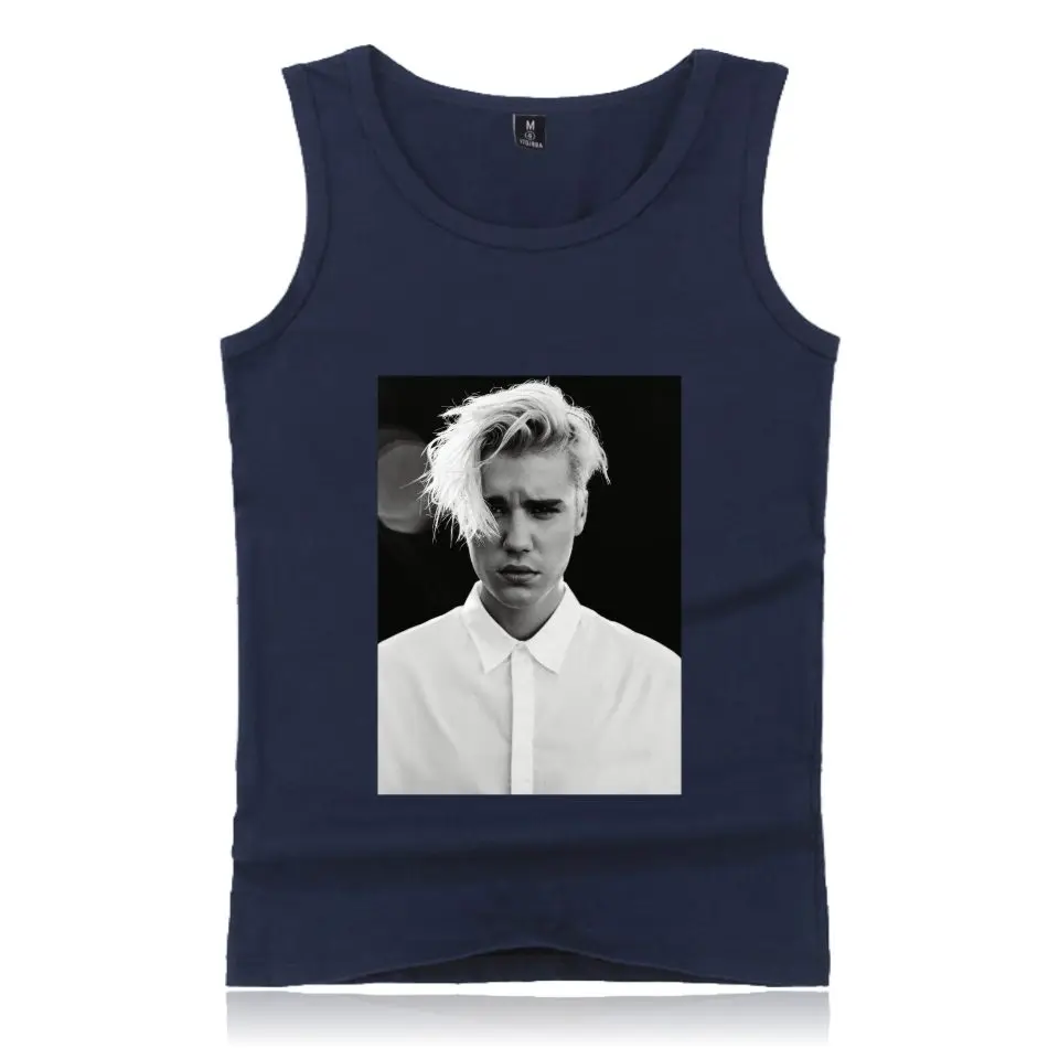 Джастин Бибер майка Новинка 2017 Женская Фитнес топы Бодибилдинг крутая Футболка