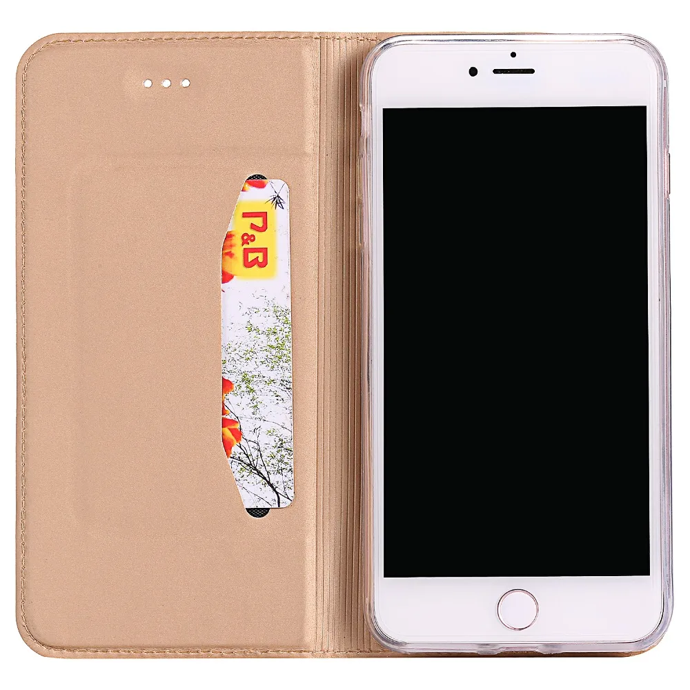 ZEALLION для iPhone 5 5S SE 6S 7 8 Plus X чехол Роскошный ультра тонкий Магнитный кошелек Флип из искусственной кожи чехол для телефона