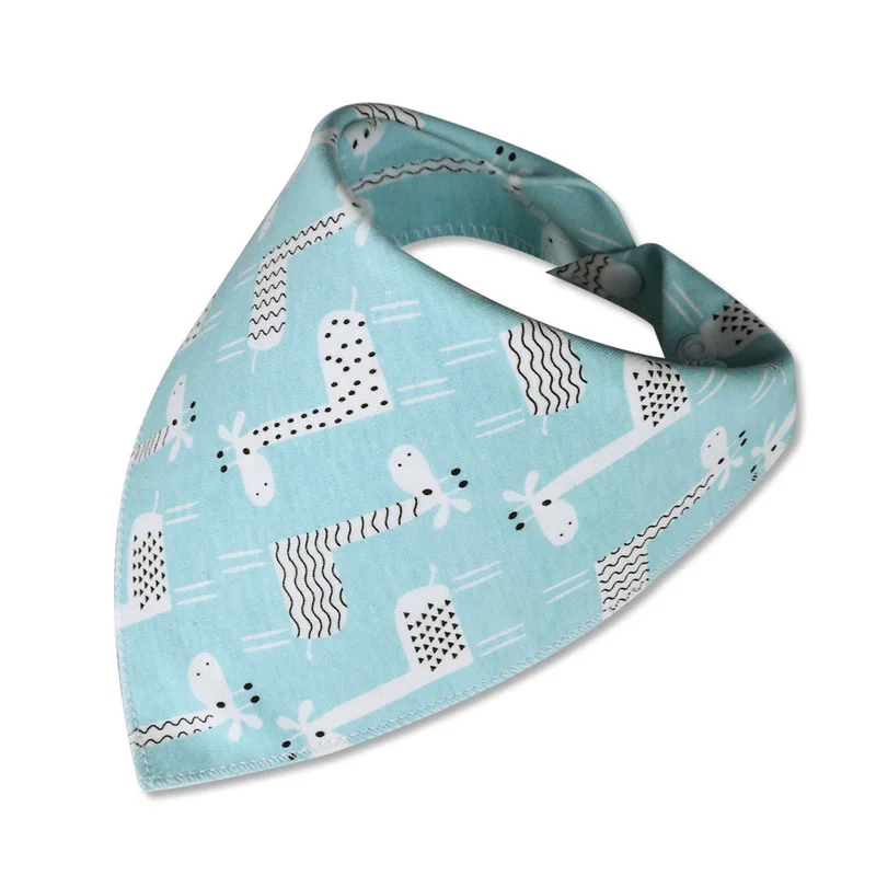 Baby Bandana Bibs Cotton Feeding Cloth Cartoon Babador Flamingos Newborn Saliva Smock Children Burp Eating Scarf | Детская одежда и