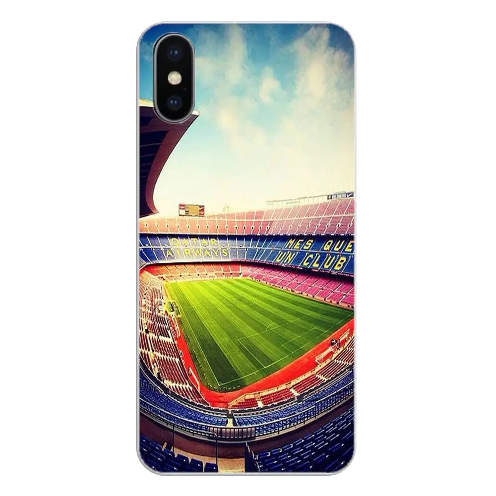 Барселона Испания Estadio Camp Nou мягкие прозрачные чехлы Чехлы для iPod Touch iPhone 4 4S 5 5S 5C SE 6