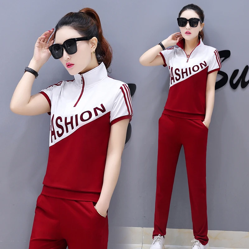 Женский летний спортивный костюм комплект из двух предметов праздничная одежда