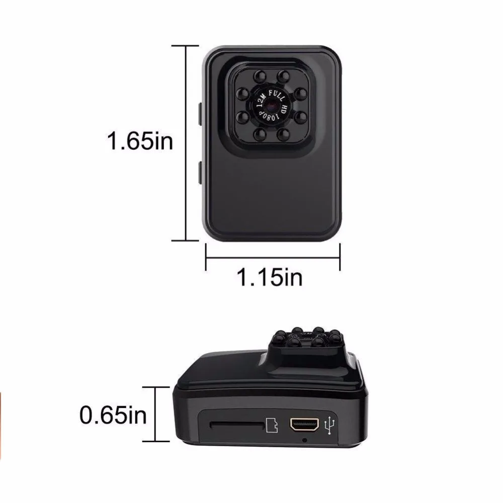 Мини камера R3 HD 1080P usb 2 0 порт ночного видения мини видеокамера экшн DV DC видео
