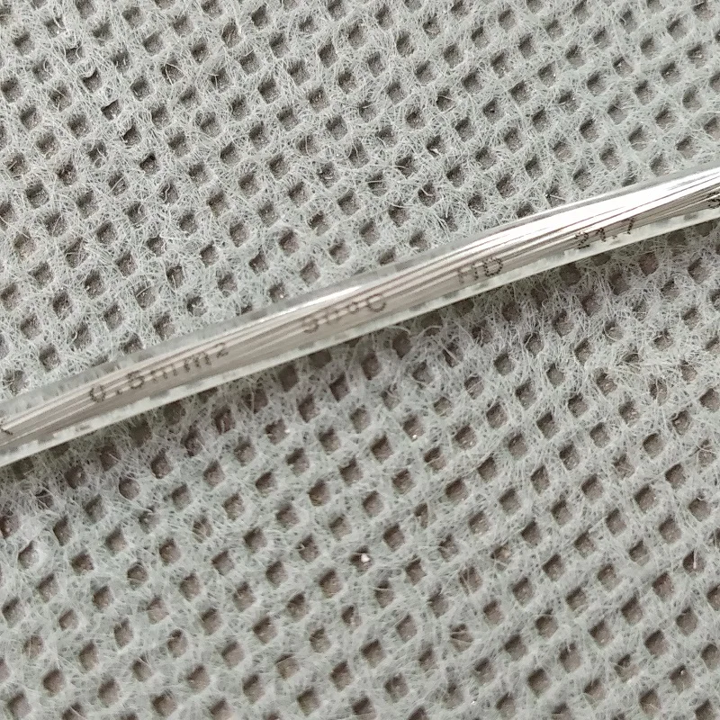 VDE H05V2 K 0.5мм2 (20AWG) * 2 300/500 в прозрачный ПВХ изоляция Электрический провод одиночный