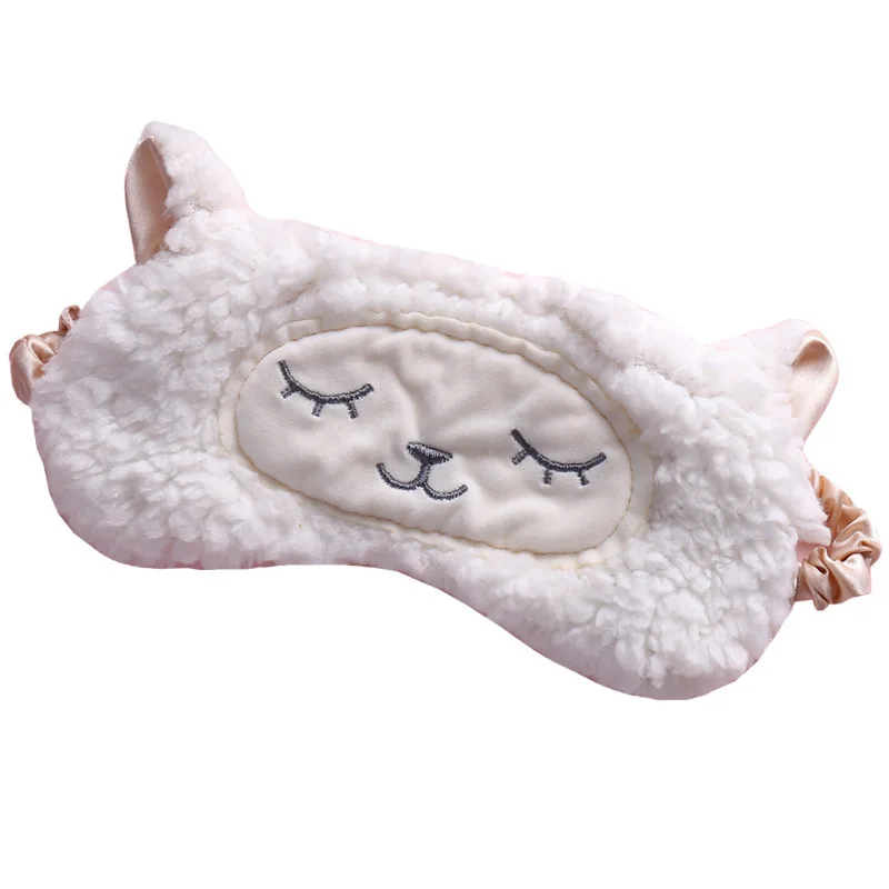 1 шт. овечья повязка на глаза для сна черная маска сна|Устройство ухода за кожей