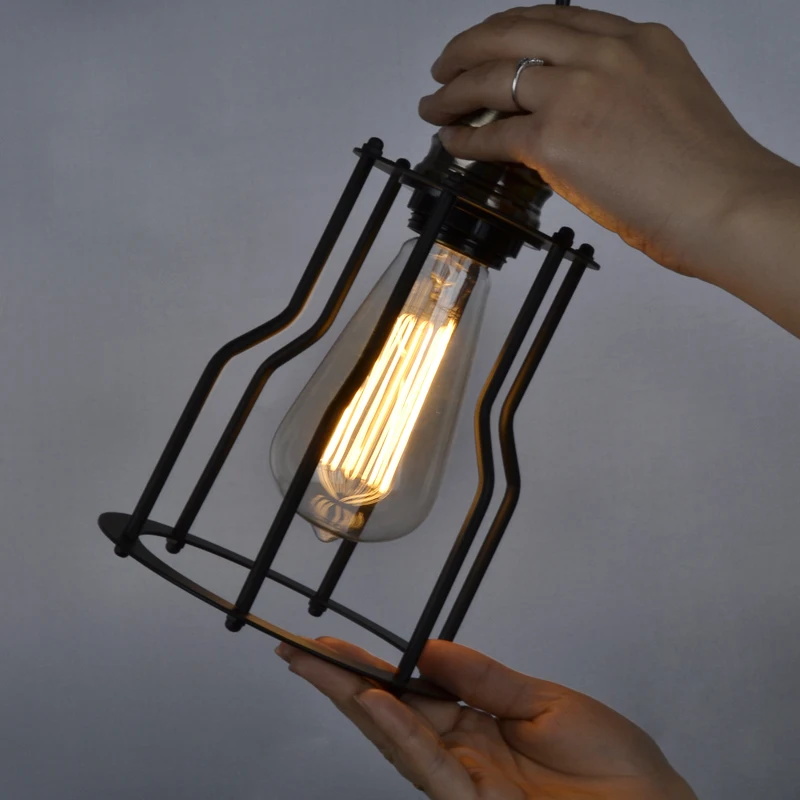 Pitt Hudson lamps American country European retro modern restaurant bar industry stairs single head small hob chandelier|bar connector|bar bonesbar
