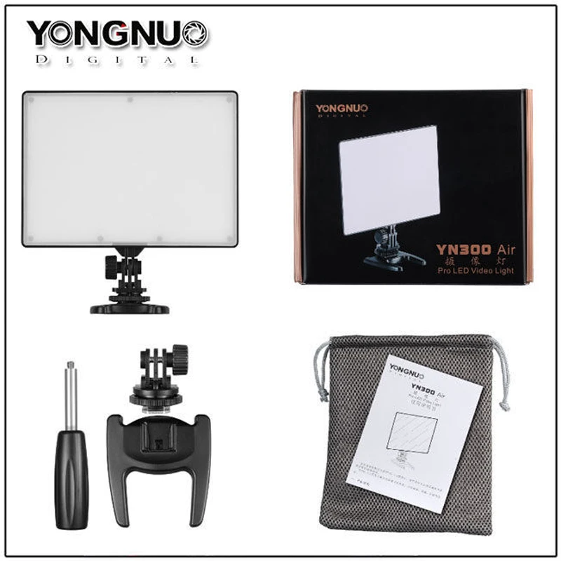 Хит продаж светодиодный светильник YONGNUO YN300 air лампа для видеокамеры AIR Pro Canon Nikon