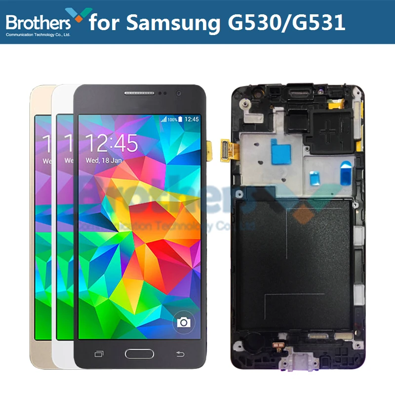 Для Samsung Galaxy Grand Prime G531 G531F SM G531H жк дисплей с рамкой сенсорный экран дигитайзер в