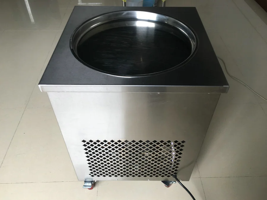 DHL доставка один сковорода электрическая машина для жареного мороженого 1800 Вт