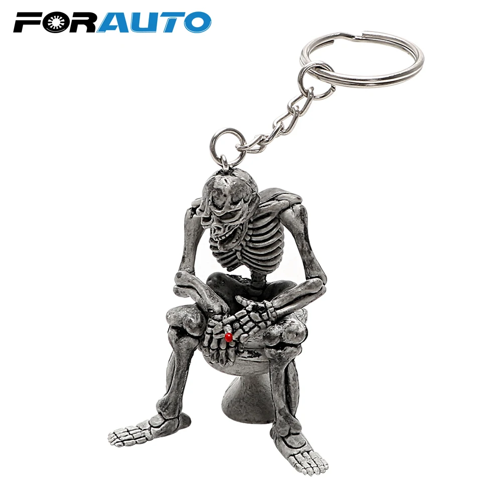 FORAUTO автомобильные брелки для ключей унитаза резиновые автомобиля стильные