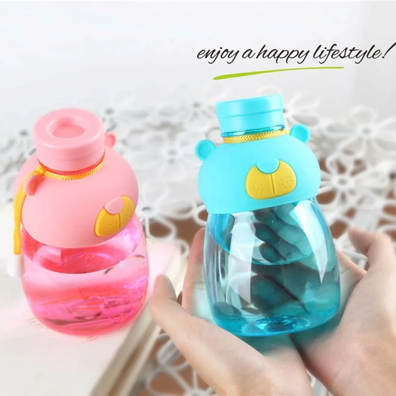 BPA бесплатно герметичная детский чайник мл бутылка для воды мультфильм Школьная бутылка для воды 540 милый медведь шейкер Спорт напиток бутылка