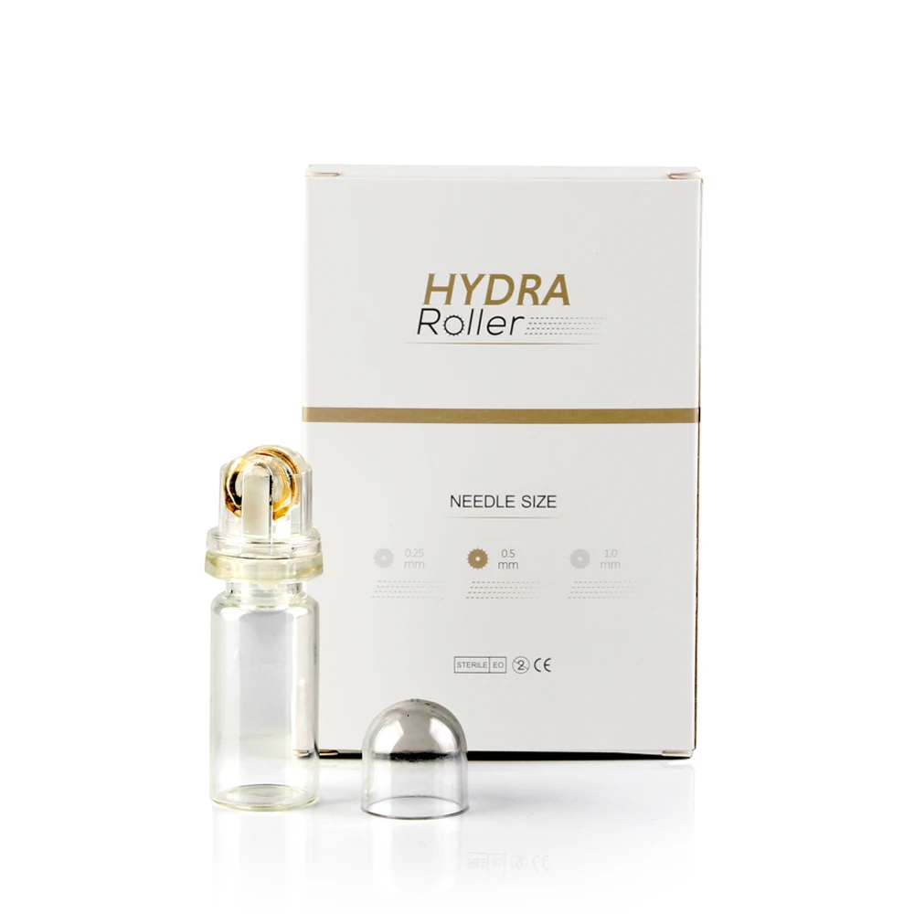 Микро иглы РОЛИК dermaroller Hydra ролик 64 MezoRoller анти возраст Derma Reborn лечение клеток