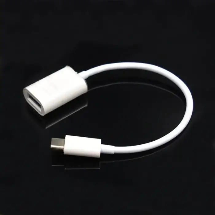 Type-C OTG Кабель-адаптер USB 3,1 type-C штекер USB 3,0 Женский кабель для передачи данных Шнур конвертер 20 см-капля