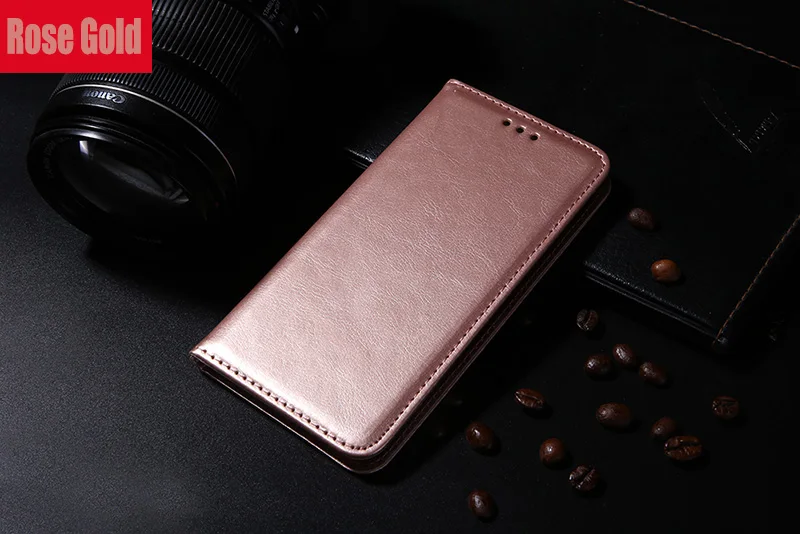 Rose Gold Флип-бумажник винтажный кожаный чехол СПС AGM A9 A8 X1 X2 X3 Archos Saphir 50X Sense 50X50 Saphir Blackview BV9700 BV5500 Pro чехлы - Цвет: Rose Gold