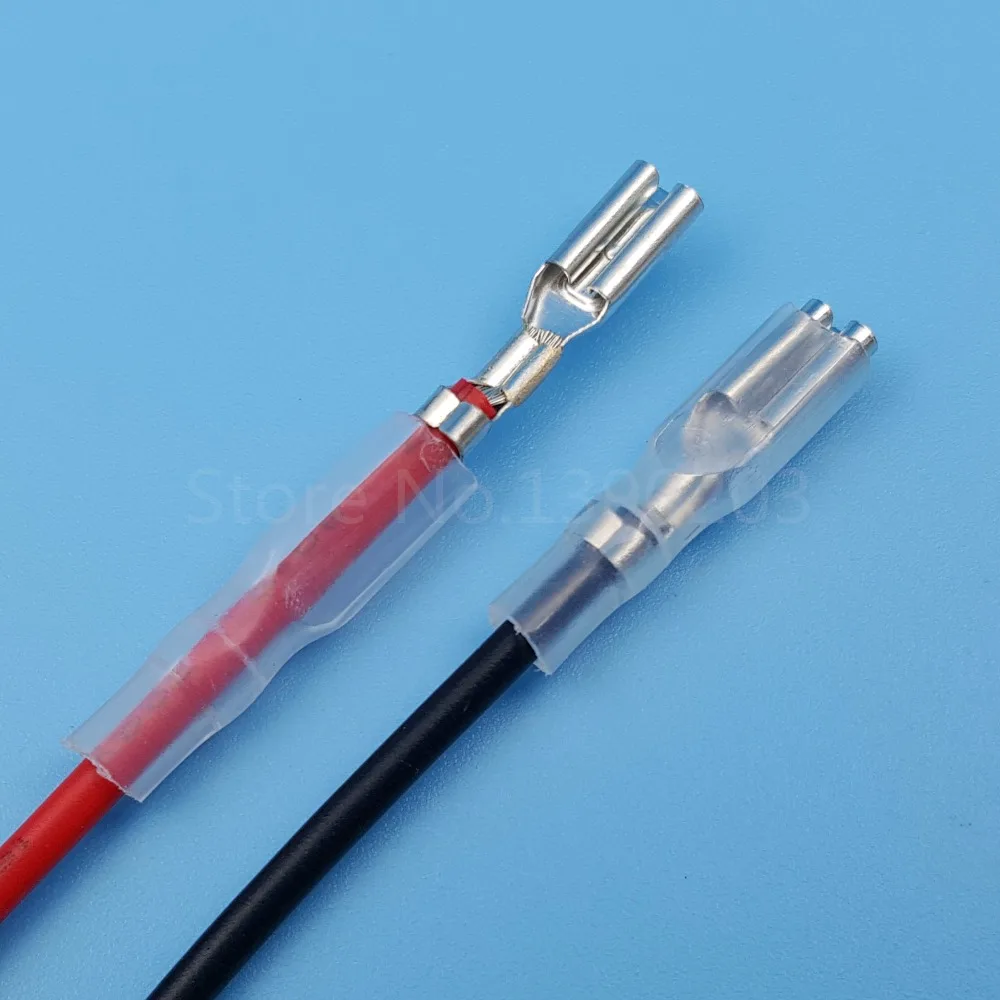 100 шт. 2,8 мм Женская Лопата обжимные клеммы 20 см 20AWG разъем провода
