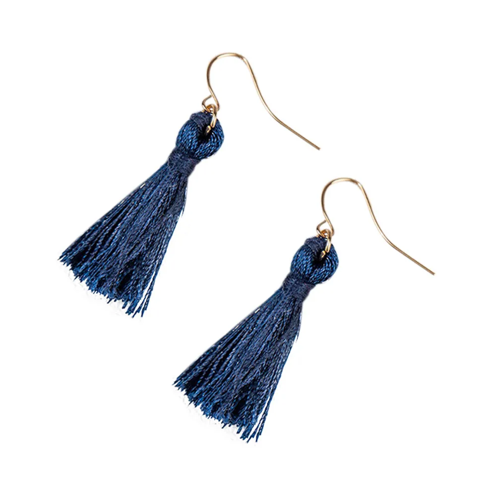 Женские серьги подвески Boho длинные с кисточками L0611 2019|Серьги-подвески| |