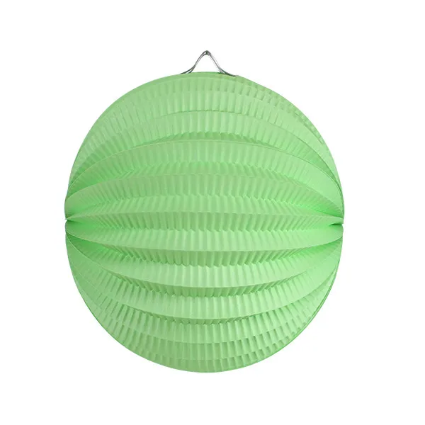 Green Zilue 8 дюймов/20 см плиссе в гармошку бумажный фонарь s арбуз Фонарь Свадебная вечеринка День рождения душ домашний декор события - Цвет: Green