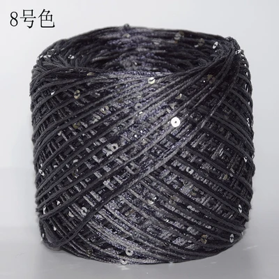 Новинка 250 г уникальный мерсеризованный хлопок с блестящей нитью skein Crafts толстая пряжа для вязания швейной нити, X3053 - Цвет: 08