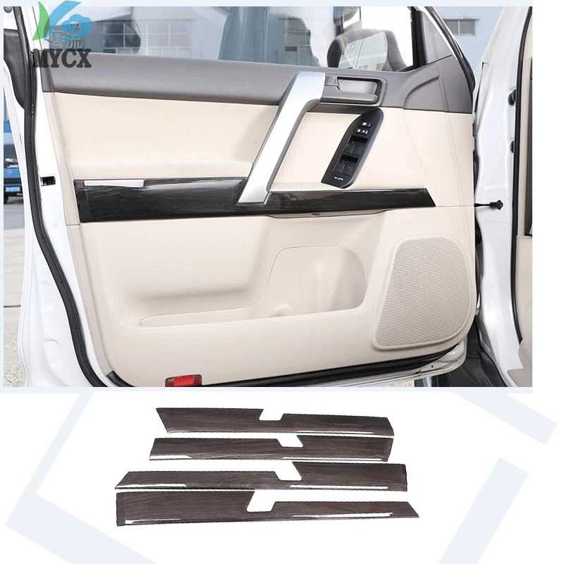 4 шт. интерьер АБС-системы автомобиля отделка панели двери для Toyota Land Cruiser Prado FJ150 150