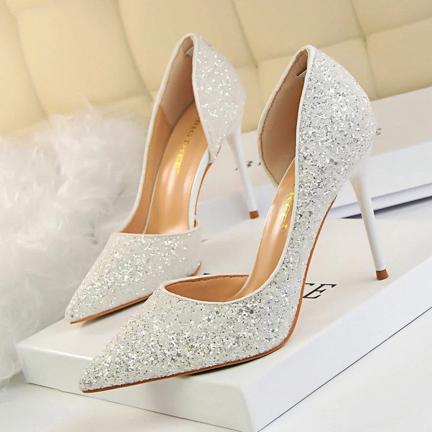 

Fashion Women High Heels Shallow Stiletto Wedding/Party Lady Pumps Spring/Summer Sandals Classic Female Shoes Woman Footwear