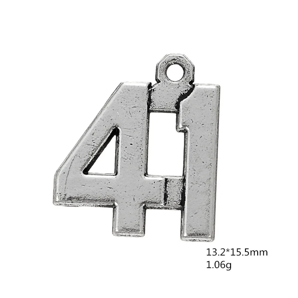 20 шт. подвески в виде цифр на удачу 39 51|charm pendant|number charmspendant jewelry findings |