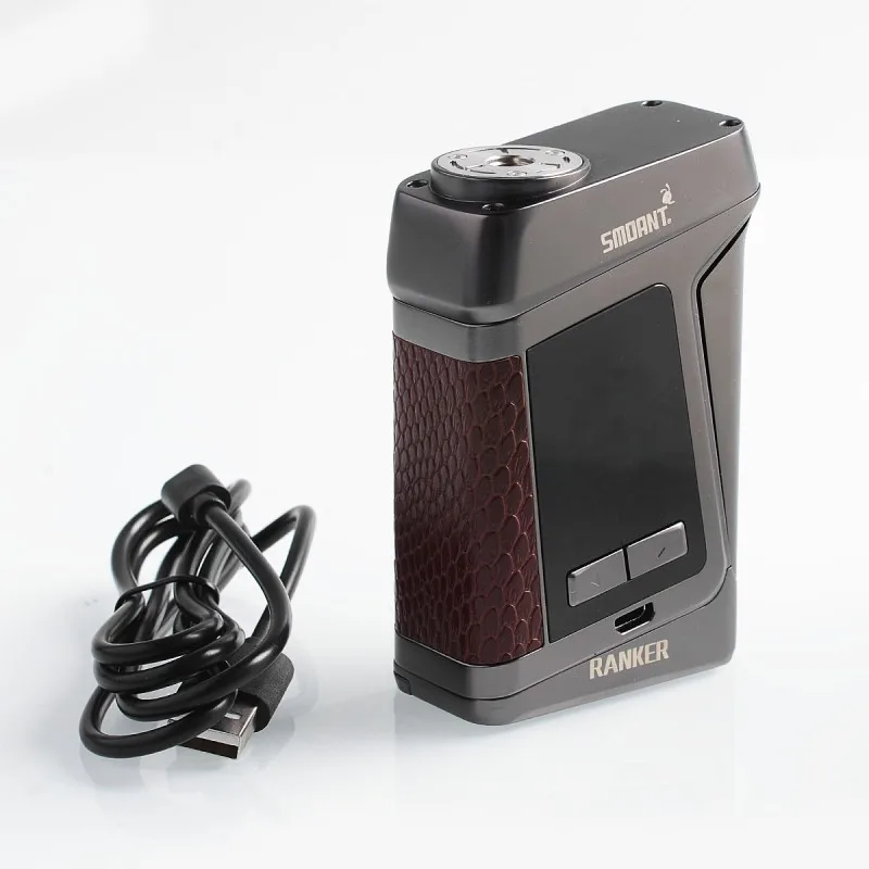 Smoant Ranker 218W TC Box Mod Dual 18650 Batteries VW Vape 1.3 inch OLED Screen |