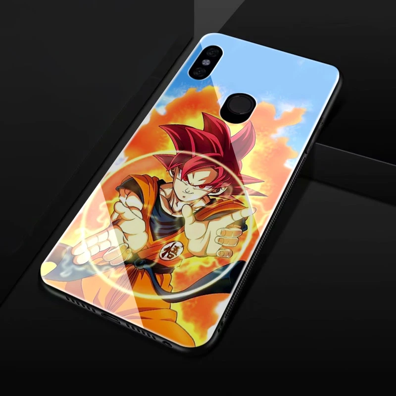 Чехол Lavaza Dragon Ball Z Super DBZ Goku из закаленного стекла для Redmi Note 4X 5 6 6A 7 Pocophone F1 |