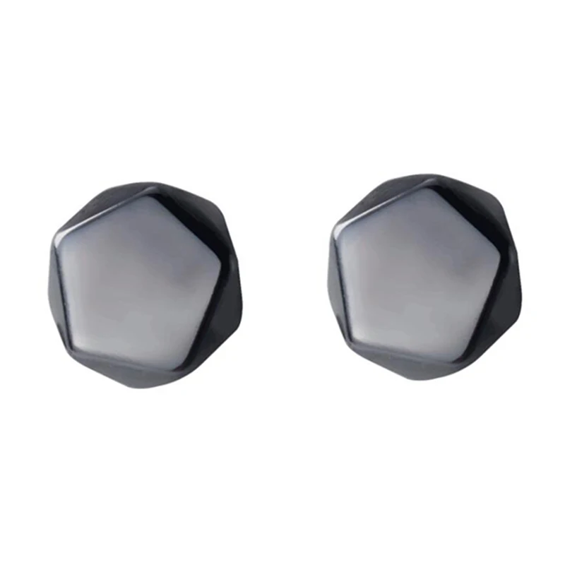 Black 6mm Серебро 925 пробы Для женщин ювелирные изделия Tiny 6 мм х 6 мм с шестигранной серьги-клипсы Подарочные для девочек Малыш леди Для женщин - Окраска металла: Black 6mm