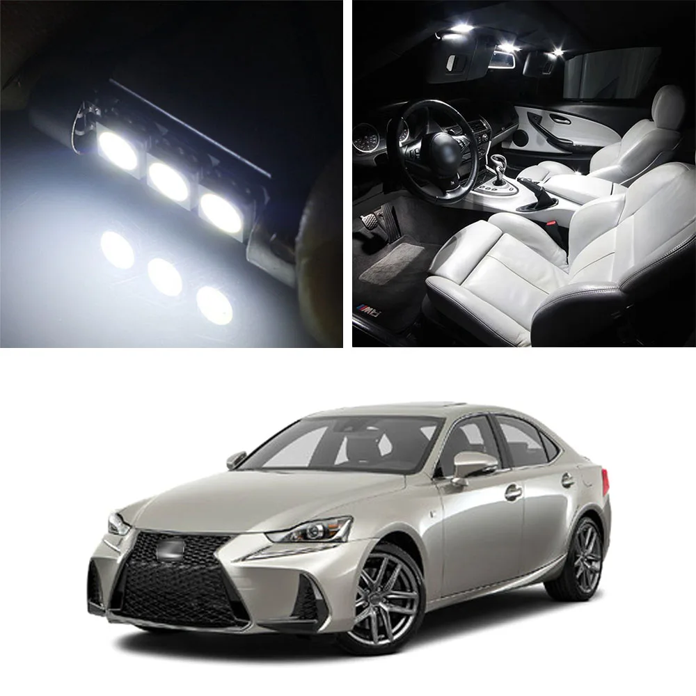 

Canbus LED Lamp Interior Map Dome Trunk Plate Light Bulbs For Lexus IS 250 IS 300 2009
