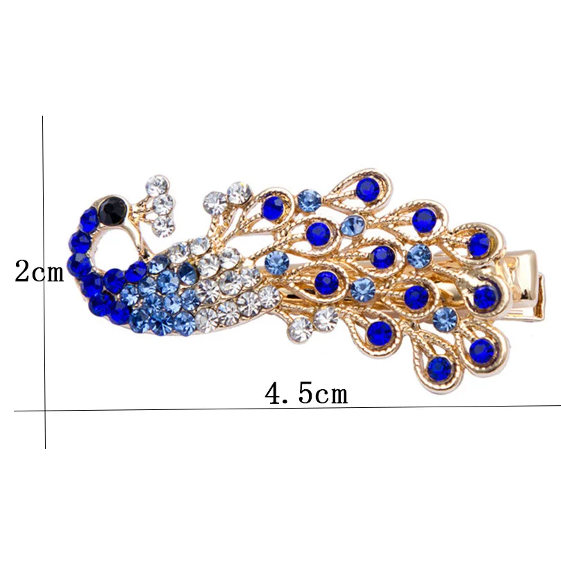 Новинка от Haimeikang модная женская красочная блестящая шпилька для волос с