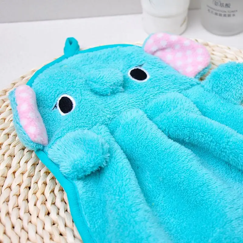 Детское милое мультяшное животное мягкий коралловый бархат полотенце для
