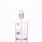 Газовая бутылка SHUNIU Drechsel, емкость 1000 мл, лабораторная стеклянная газовая бутылка для мытья, кальян
