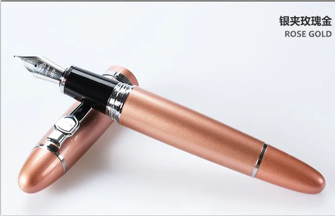 X Передовая перьевая ручка Jinhao 159 черный яркий с серебряным перо с широким основанием - Цвет: X