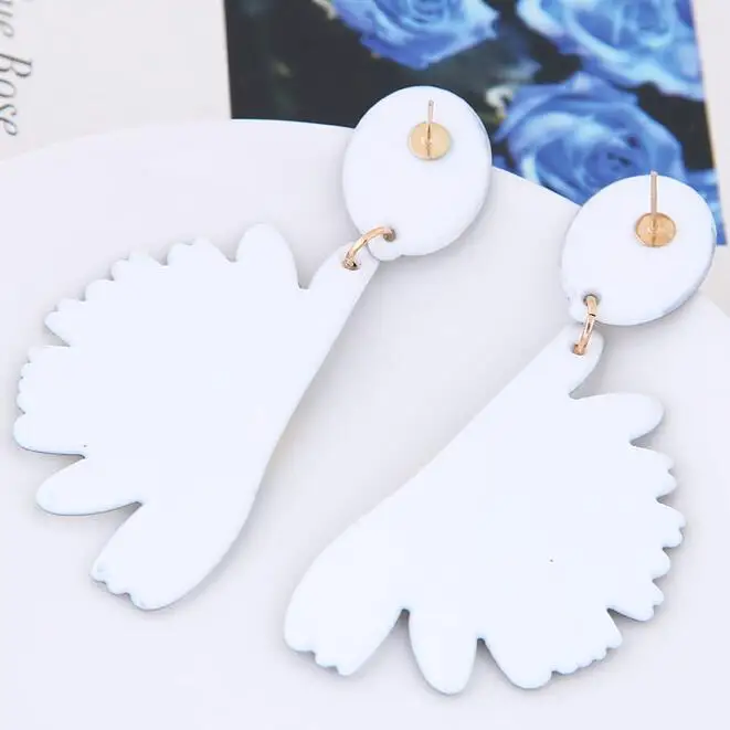 Модные аксессуары подвесные большие серьги в виде маргариток для женщин