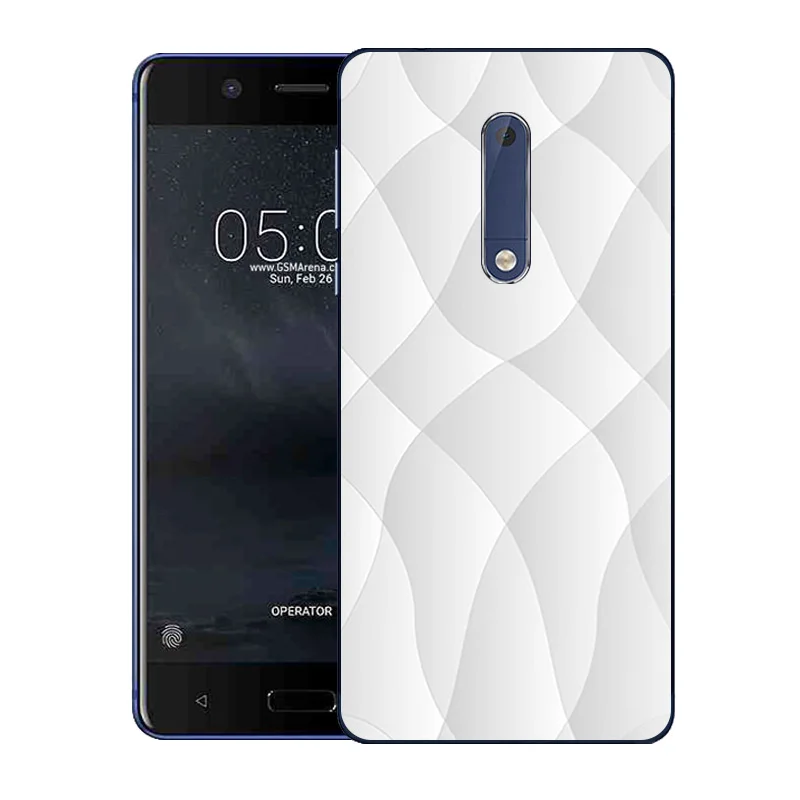 Чехол для Nokia 5 2 &quot чехлы мягкий силиконовый Квадратный чехол с принтом Nokia5 Coque Bags