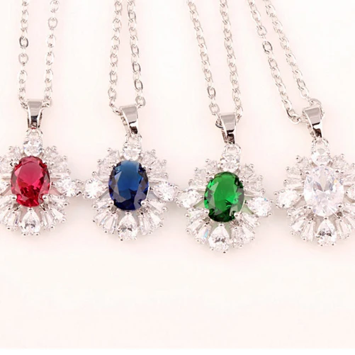 Серьги из циркония высокого качества в европейском и американском стиле