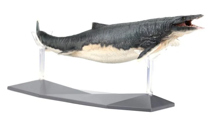 PNSO Mosasaurus 1:35, научная художественная модель с Выставочной подставкой, музейные Классические игрушки динозавров для мальчиков, модель животного, длина 40 см