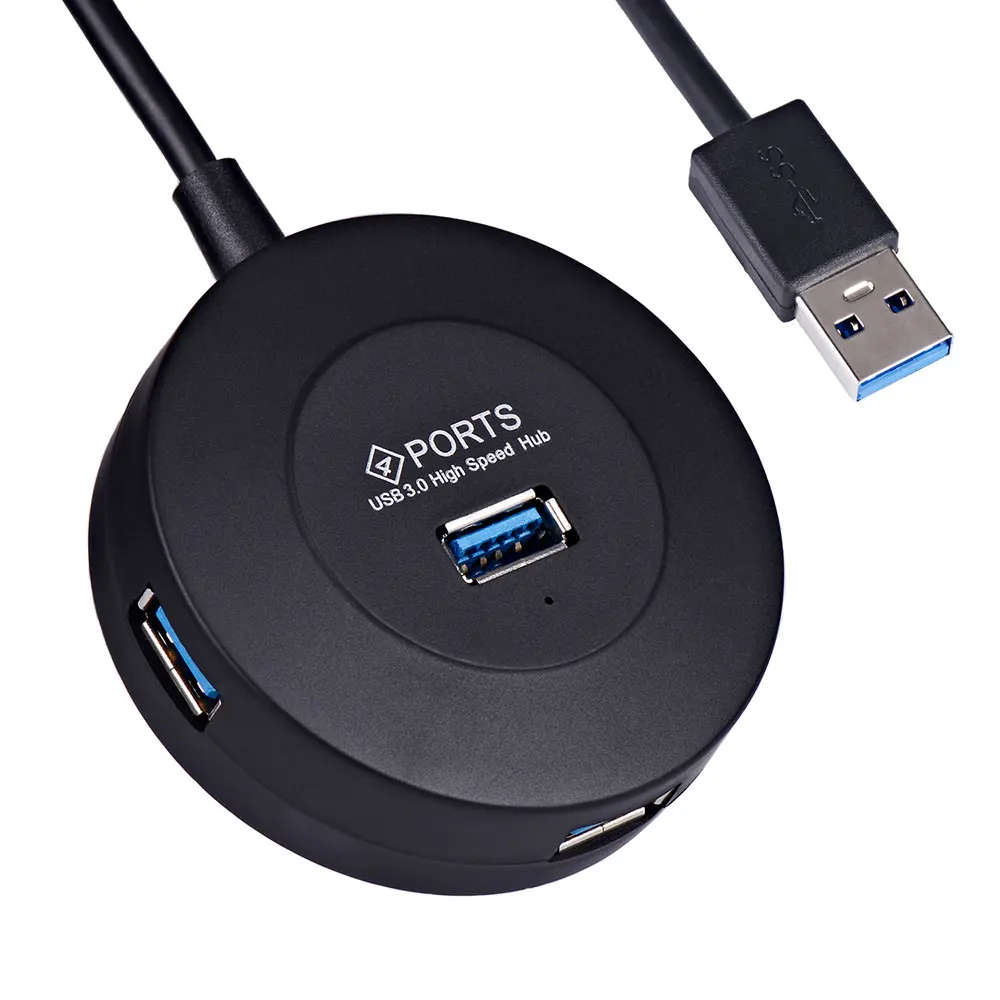 Разветвитель USB внешний 3 0 Hub 4 Порты Портативный Multi для компьютера PC ноутбук