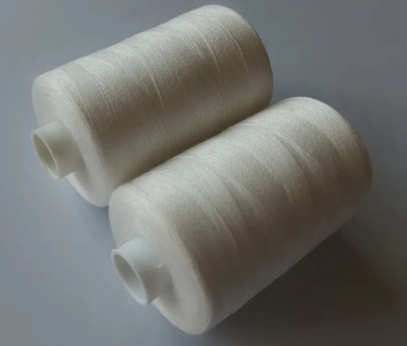 Белый Цвет Полиэстера 402 машина или нитки для ручного шитья Европейская качество